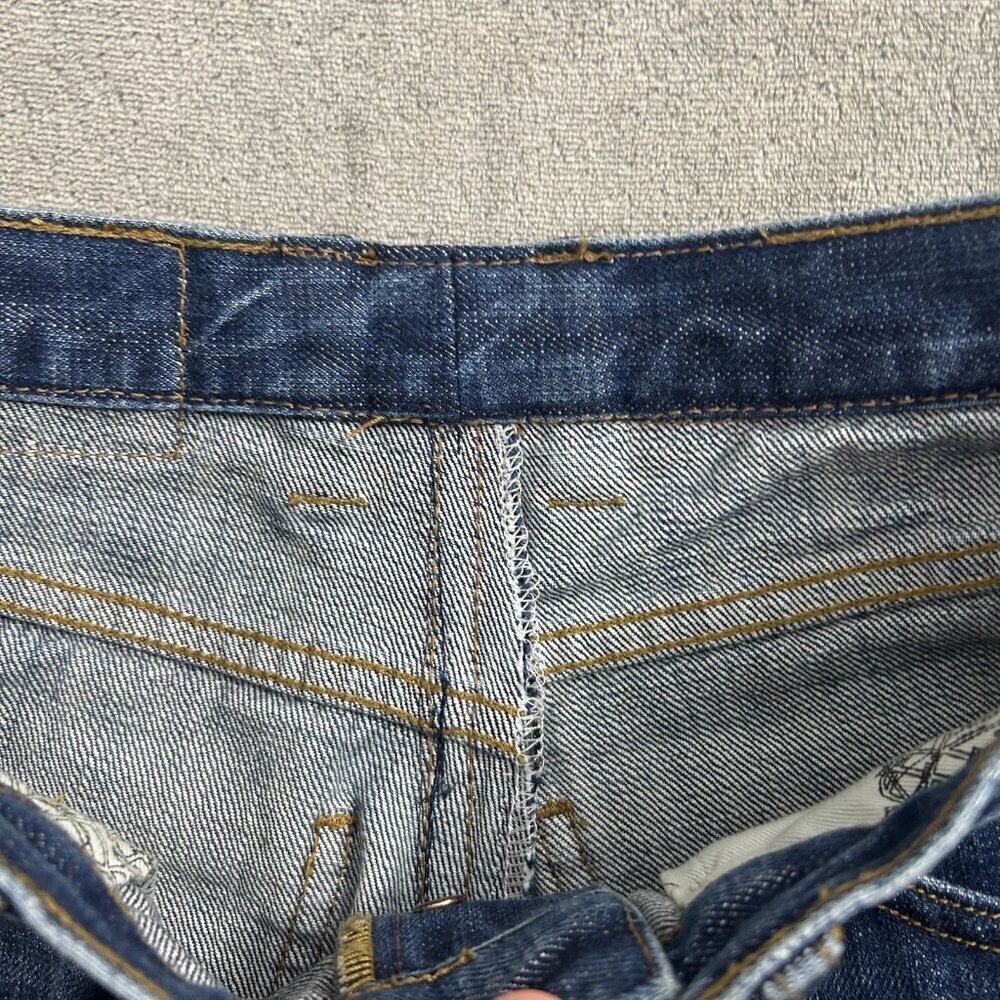 Taylor Stitch Jeans Mens 26x23” Democratic Selvedge Red Line Blue Wash Denim - Picture 12 of 16